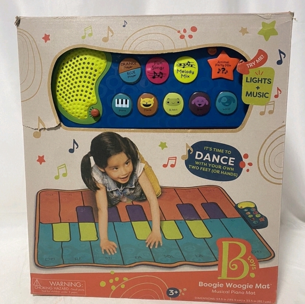 Interactive Musical Piano Mat for Kids - Multicolor